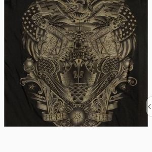 Black Market art u.s. navy shirt medium